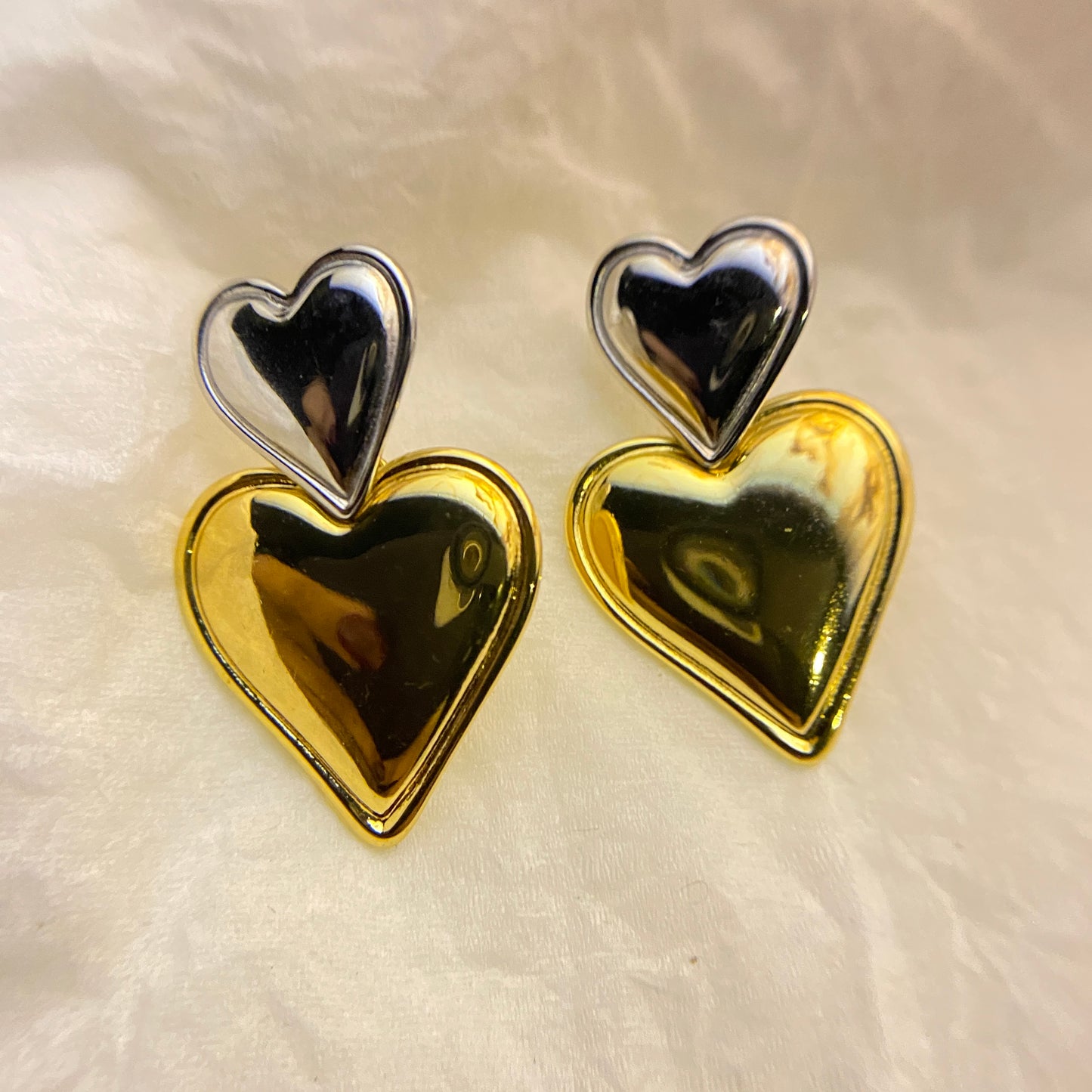 Double Heart Earring