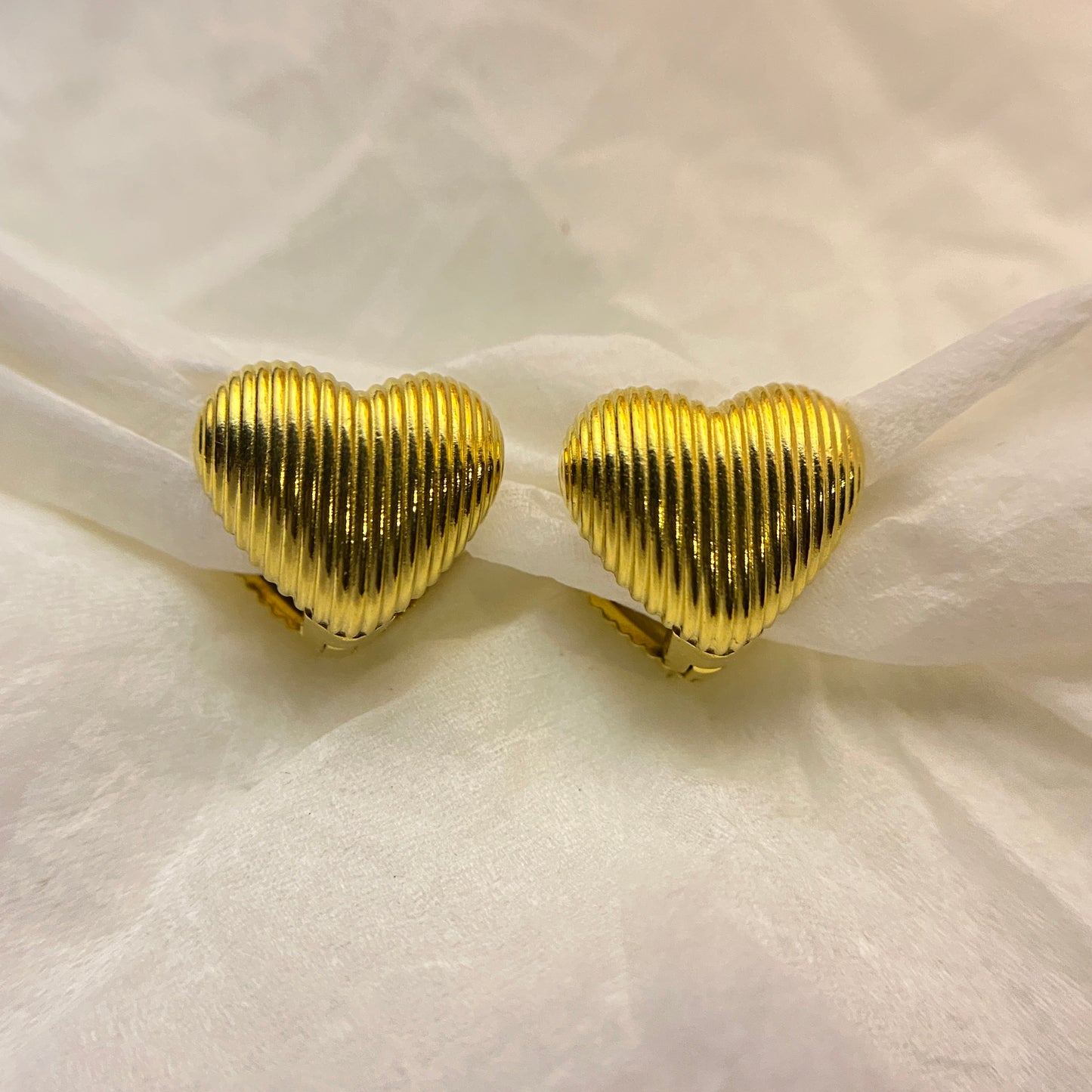 Clip Heart Earrings
