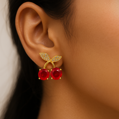 Berry Bling Earring