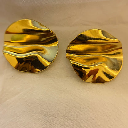 Liquid Disc Earring