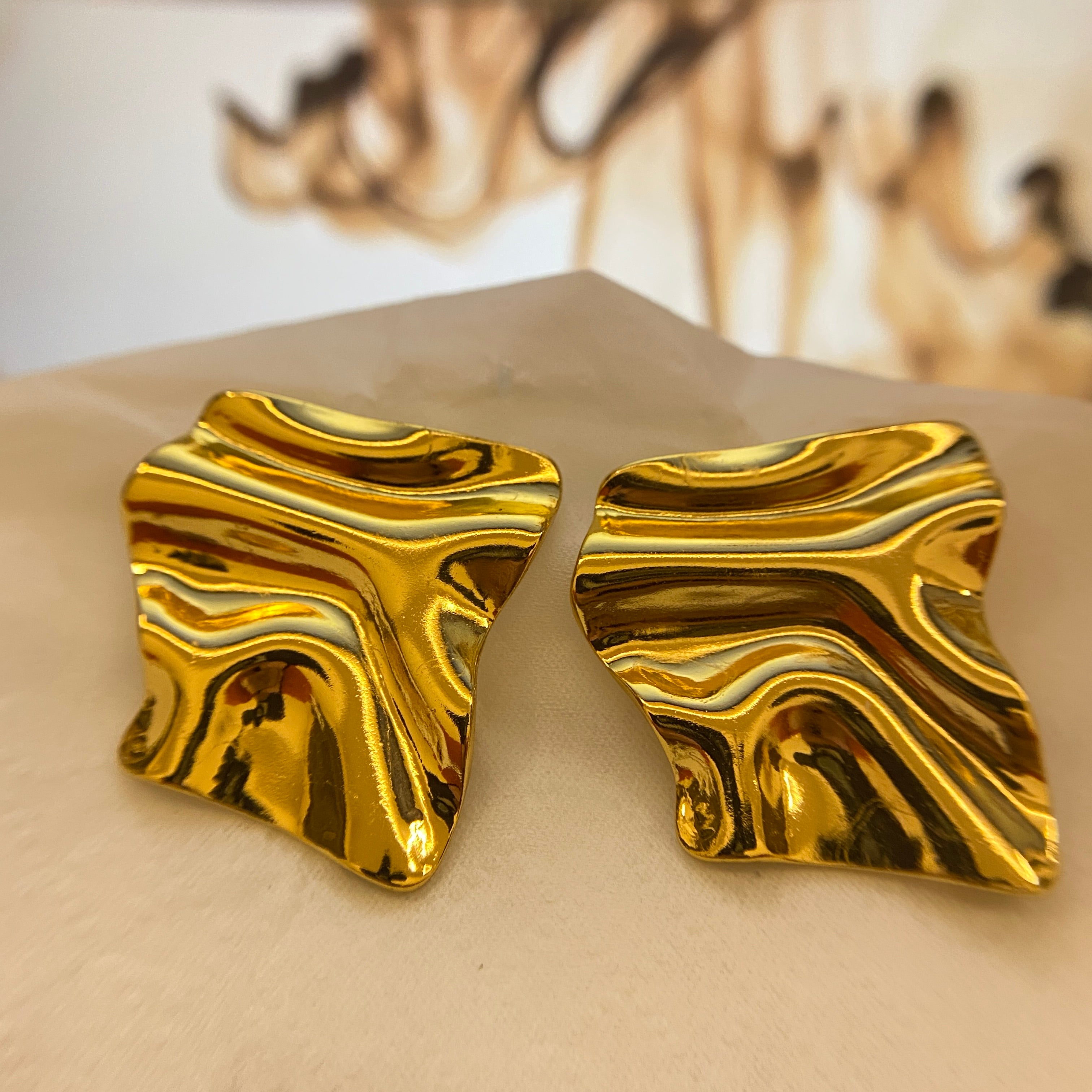 Molten Wave Earrings